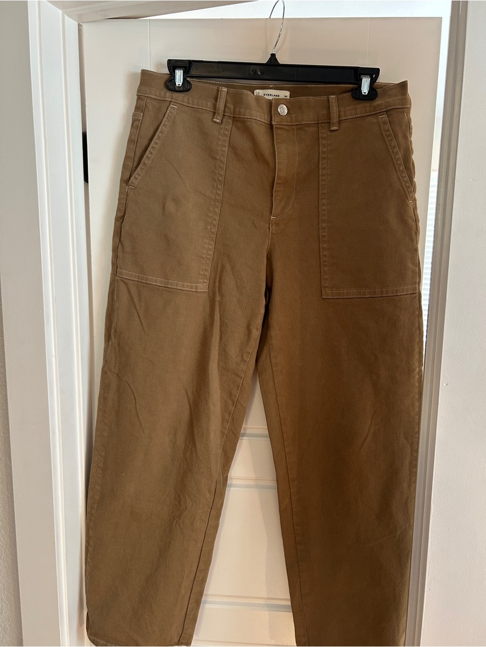 Women’s Brown Utility Cotton Pants